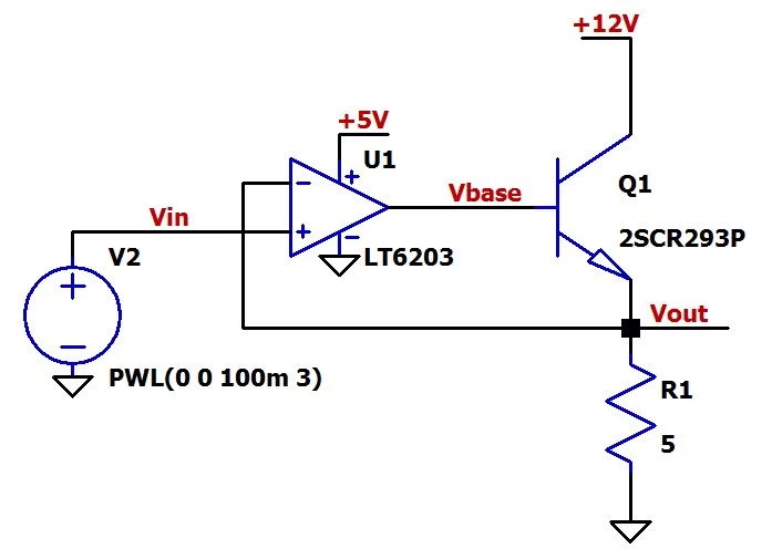 تقویت جریان اپ امپ (قسمت اول - ترانزیستوری)